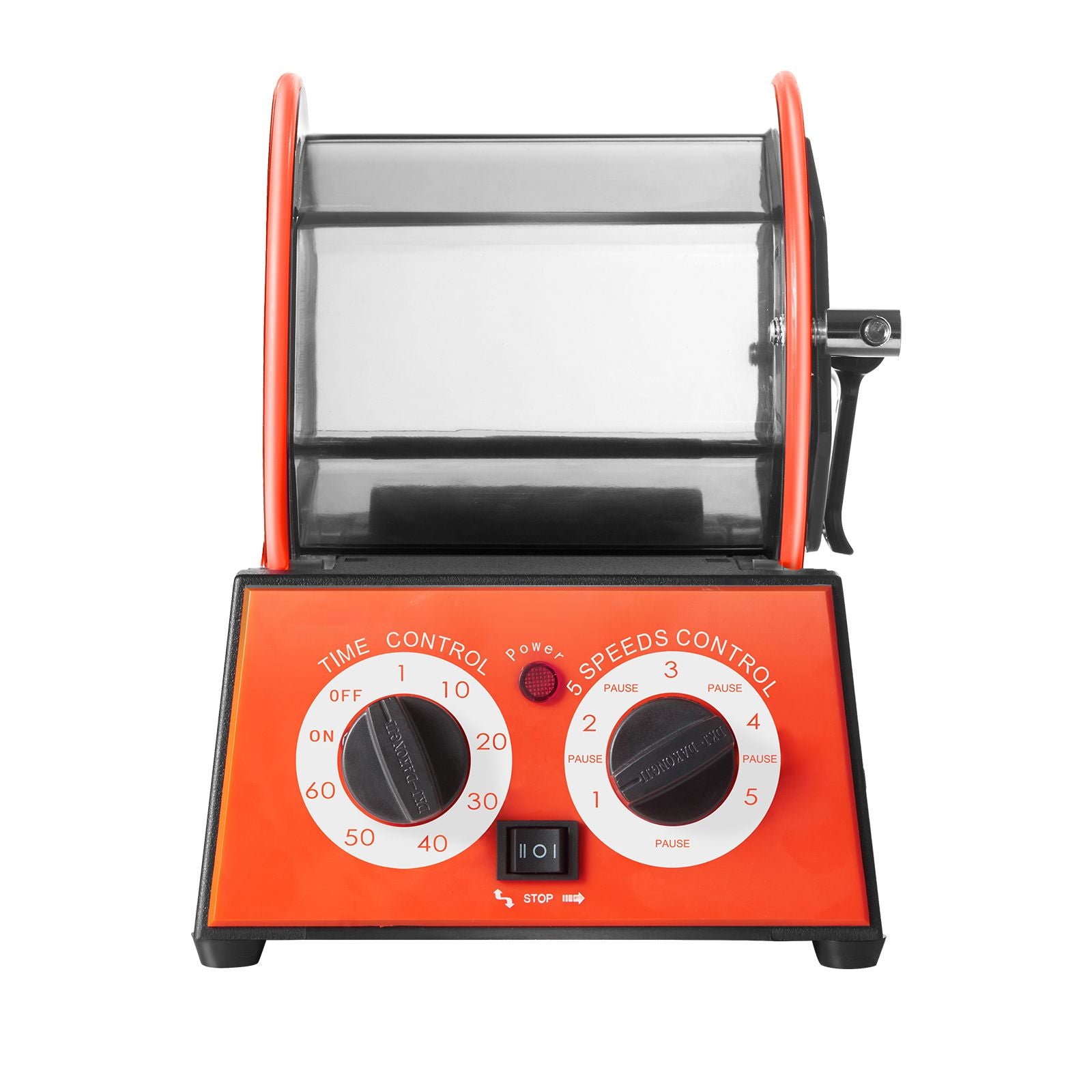 5kg Jewelry Polishing Tumbler Rotary Finisher Machine Timer Speed Control