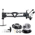 7X-45X Jewelry Microscope with 360° Ball Vise USB LED Ring Light Stand