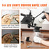 7X-45X Jewelry Microscope with 360° Ball Vise USB LED Ring Light Stand