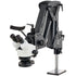 7X-45X Jewelry Microscope with 360° Ball Vise USB LED Ring Light Stand