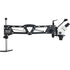 Multi-Directional Microscope with Spring Bracket, 7X-45X Magnification Jewelry Microscope, Micro Jewelry Inlaid Stand with Integrated USB Ring LED Light and 360° Ball Vise, for Jewelry Inlay