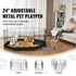 Dog Playpen, 8 Panels Foldable Metal Dog Exercise Pen with Bottom Pad, 24" H Pet Fence Puppy Crate Kennel with Ground Stakes, Indoor Outdoor Dog Pen for Small Medium Pets, for Camping, Yard