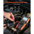 Digital Multimeter, 4000-Count TRMS Voltmeter Ohmmeter, 1000V AC/DC Voltage Tester with Switchable Auto/Manual Range for Voltage, Resistance, and Continuity Measurment