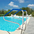 Swimming Pool Handrail Ladder Handrail Stainless Steel Rail w/ Base Plate