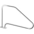 Swimming Pool Handrail Ladder Handrail Stainless Steel Rail w/ Base Plate