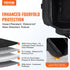 Telescope Case, 560 mm, Telescope Storage Bag with Fixed Buckles, Multi-Pocket & Detachable Divider for Telescope, Shock-Absorbent Telescope Carrying Case to Easily Secure Optical Tube & Tripod
