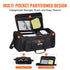 Telescope Case, 560 mm, Telescope Storage Bag with Fixed Buckles, Multi-Pocket & Detachable Divider for Telescope, Shock-Absorbent Telescope Carrying Case to Easily Secure Optical Tube & Tripod