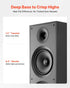 Floorstanding Speaker, 2-Way, Floor-Standing Tower Speaker with 25.4 mm Tweeter, Dual 203.2 mm Woofers, 600W Peak, 50Hz–20kHz Frequency Response, Durable MDF Enclosure, for Home Audio, Single