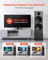 Floorstanding Speaker, 2-Way, Floor-Standing Tower Speaker with 25.4 mm Tweeter, Dual 203.2 mm Woofers, 600W Peak, 50Hz–20kHz Frequency Response, Durable MDF Enclosure, for Home Audio, Single