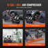 Air Compressor Compact Portable Oil Free Compressor 60L 90 PSI