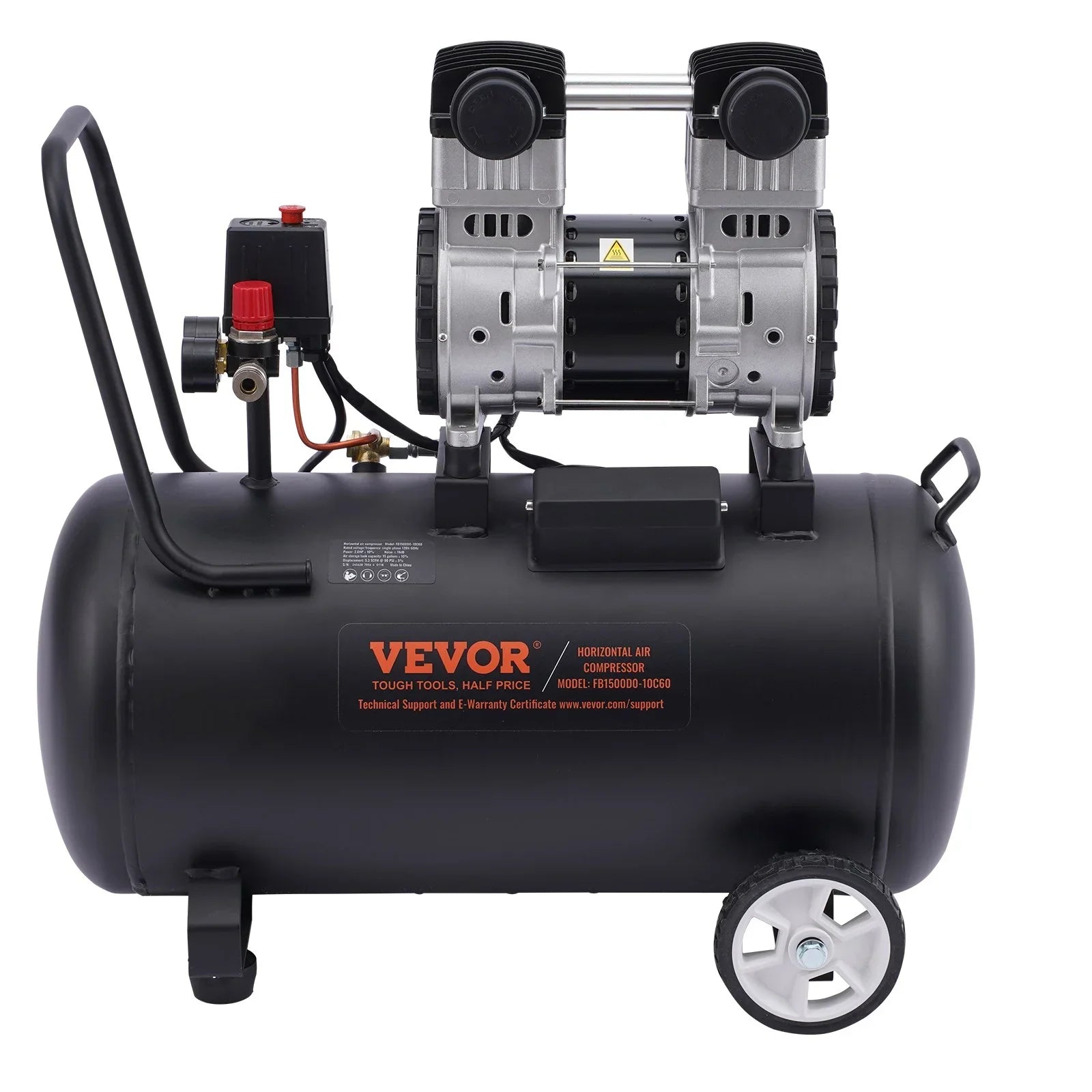 Air Compressor Compact Portable Oil Free Compressor 60L 90 PSI