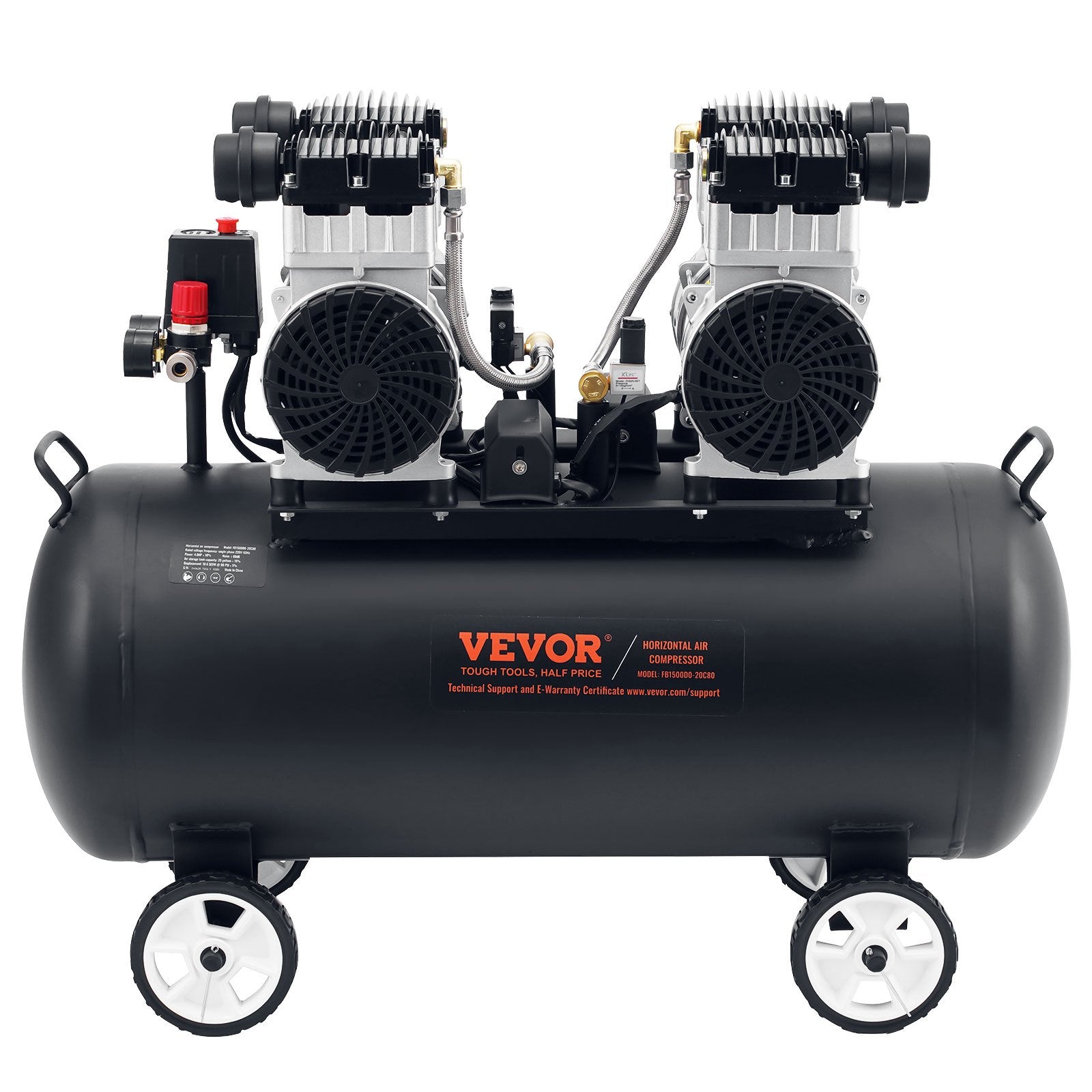 Air Compressor Compact Portable Oil Free Compressor 75L 90 PSI