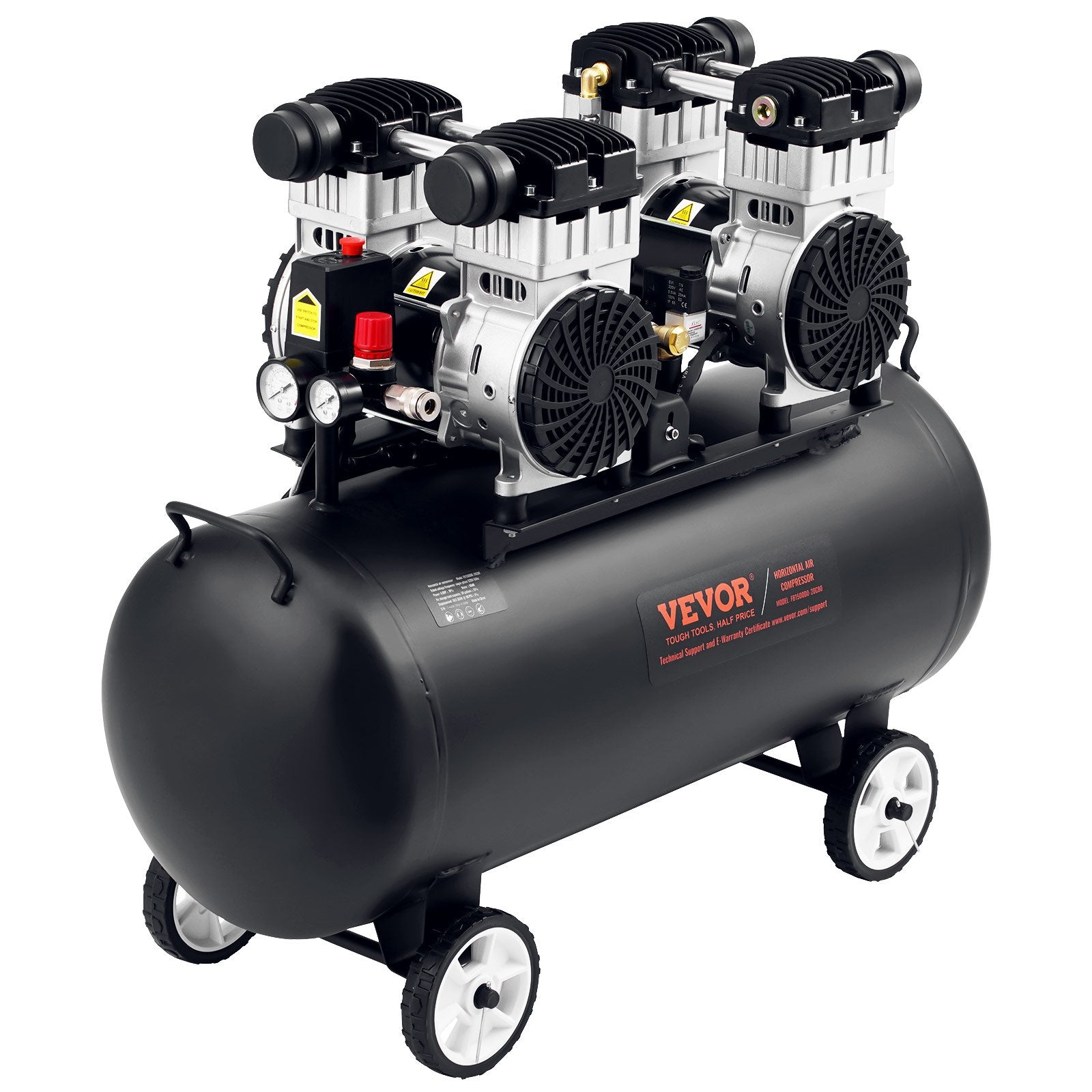 Air Compressor Compact Portable Oil Free Compressor 75L 90 PSI