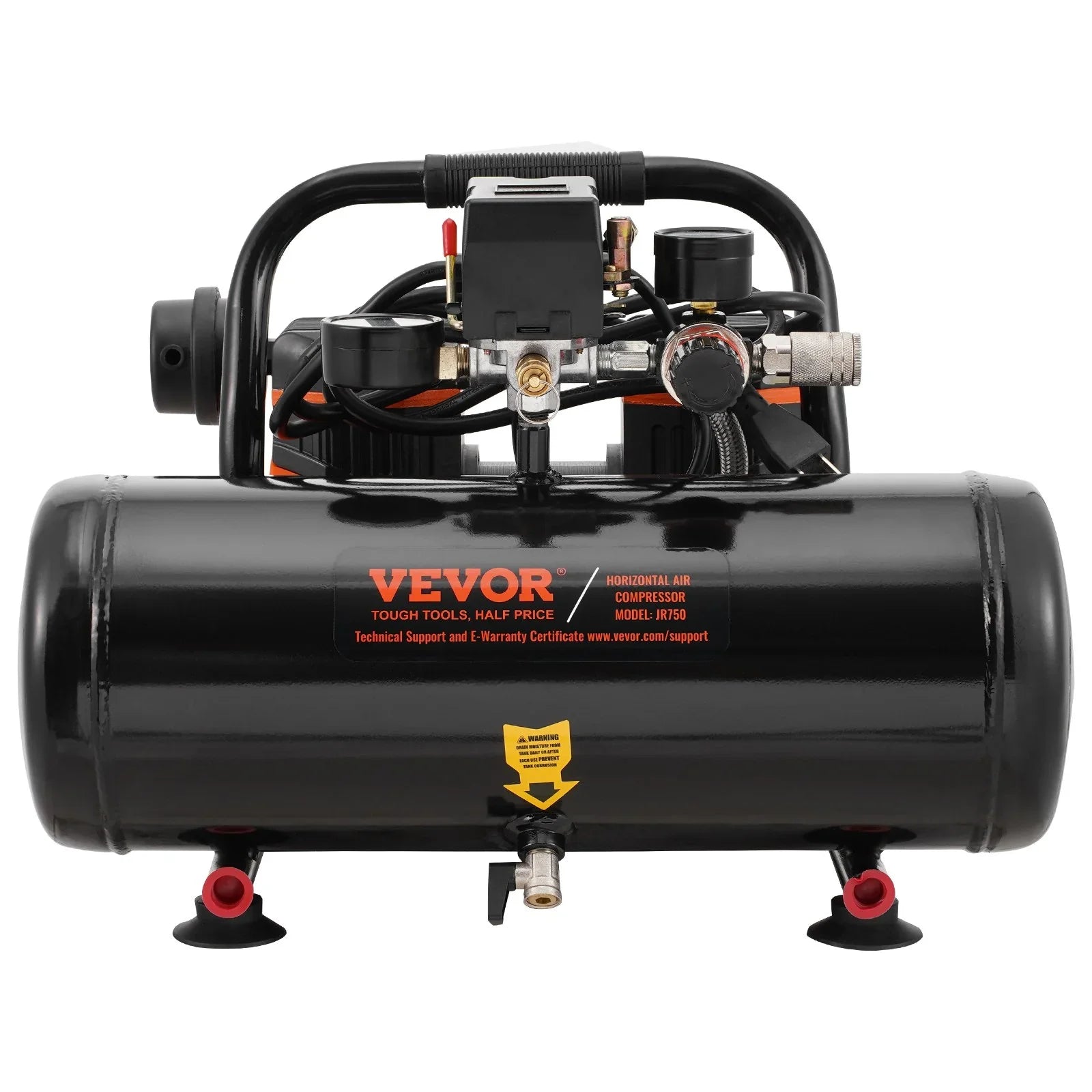 Air Compressor Compact Portable Oil Free Compressor 8L 8bar