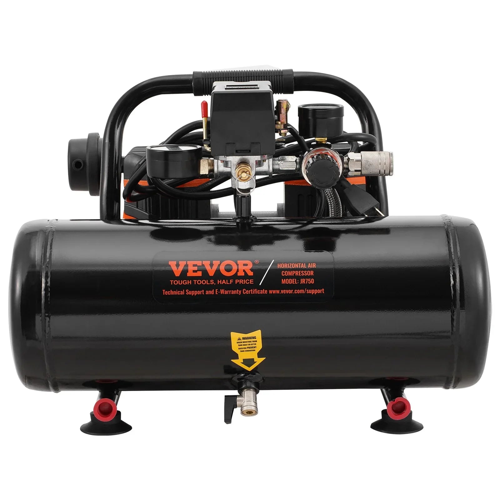 Air Compressor Compact Portable Oil Free Compressor 8L 8bar
