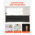 Retractable Baby Gate 870mm Tall Extra Wide Mesh Safety Gate 2800mm