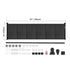Retractable Baby Gate 870mm Tall Extra Wide Mesh Safety Gate 2800mm