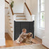 Retractable Baby Gate, 870 mm Tall, Extends up to 2800 mm Wide, Retractable Gate for Kids or Pets, Mesh Material, Easy to Install for Indoor Stairs, Doorways, Hallways, Playrooms, Black