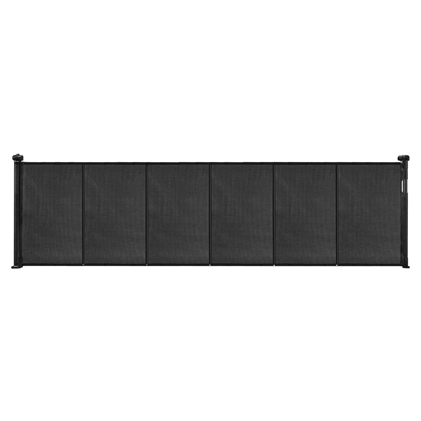 Retractable Baby Gate, 870 mm Tall, Extends up to 2800 mm Wide, Retractable Gate for Kids or Pets, Mesh Material, Easy to Install for Indoor Stairs, Doorways, Hallways, Playrooms, Black