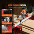 Router Sled, 1625 mm, Portable and Easy to Adjust Slab Flattening Jig, DIY Woodworking Router Sled for Flattening Slabs, Slab Guide Jig Trimming Planing Machine for Wood Flattening, Home DIY
