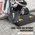 Upgraded Rubber Threshold Ramp, 10.2 cm Rise Door Ramp with 1 Channel, Natural Rubber Car Ramp with Non-Slip Textured Surface, 15 tons Load Capacity Curb Ramp for Wheelchair and Scooter