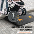 Upgraded Rubber Threshold Ramp, 8.9 cm Rise Door Ramp with 1 Channel, Natural Rubber Car Ramp with Non-Slip Textured Surface, 15 tons Load Capacity Curb Ramp for Wheelchair and Scooter