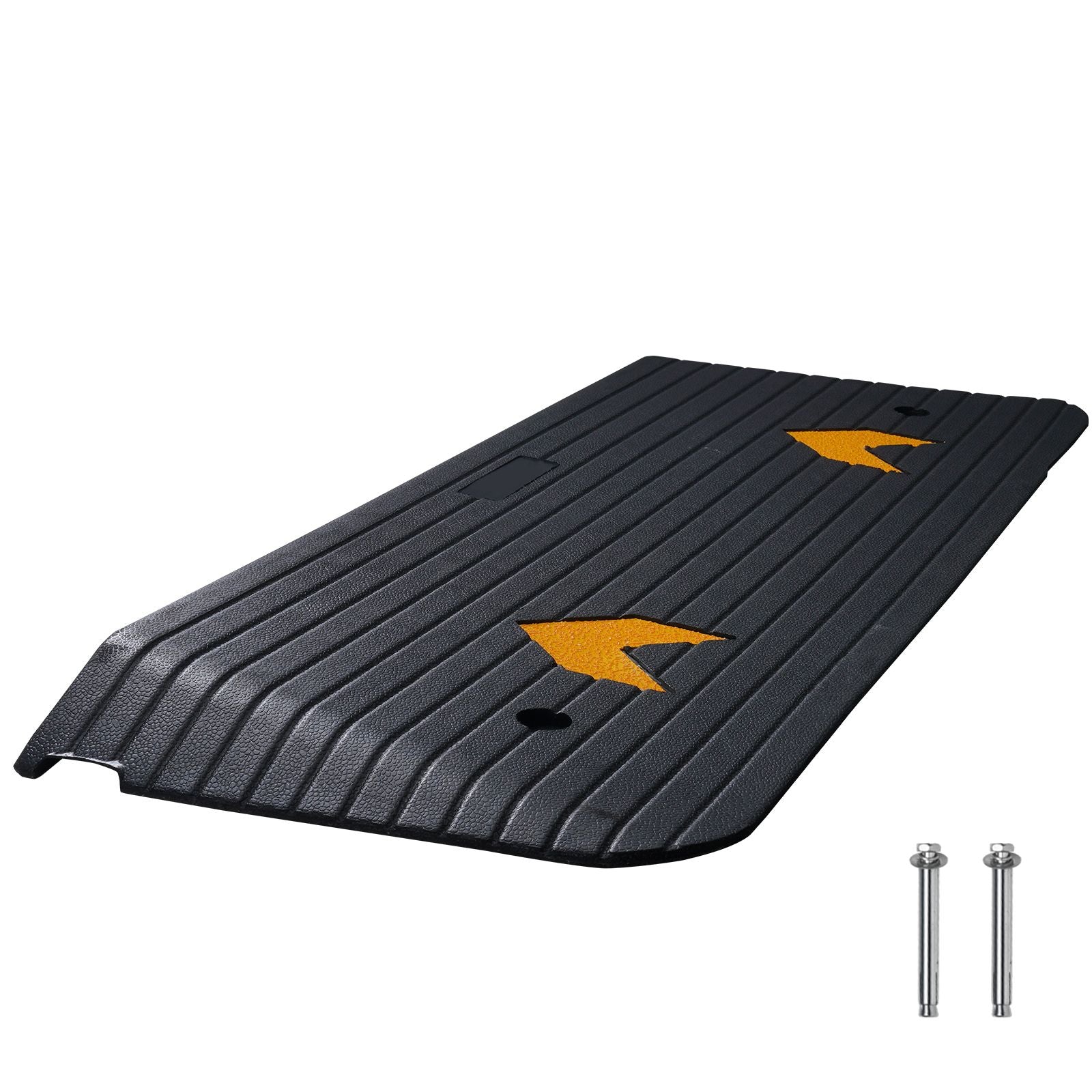 3.8cm Rubber Threshold Ramp Wheelchair Door Ramp Non-Slip 15 Ton