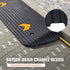 3.8cm Rubber Threshold Ramp Wheelchair Door Ramp Non-Slip 15 Ton