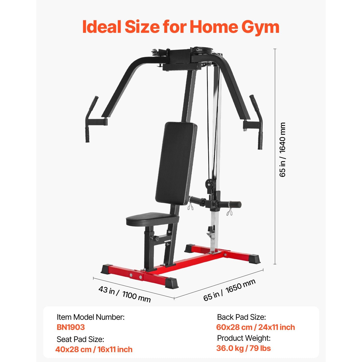 Chest Fly Machine, Upper Body Specialty Machine for Home Gym, Adjustable Fly and Reverse Delt Machine, for Chest, Back, Pectoral, Rear Deltoid and Shoulder Workouts, Hold up to 450LBS