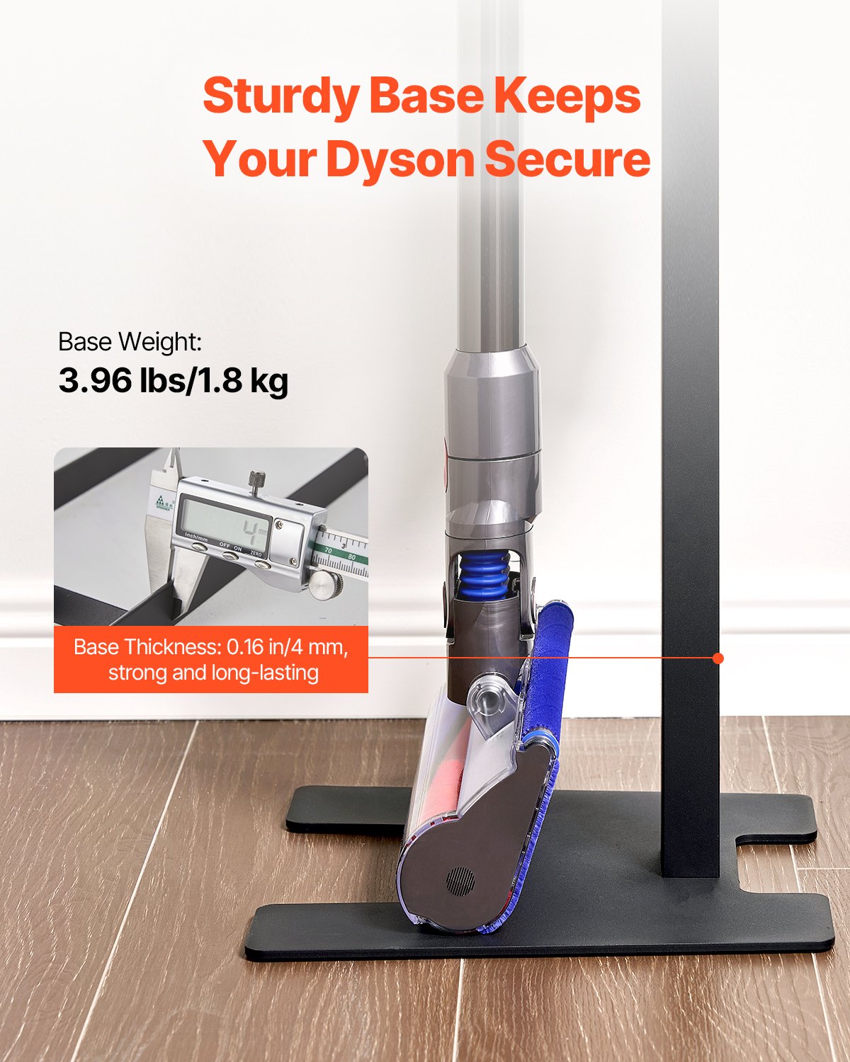 Vacuum Stand for Dyson Multi-Models Storage Bracket Holder with 6 Hooks