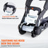 4 Pack Ratchet Tie Down Straps 5208 lbs 1.6