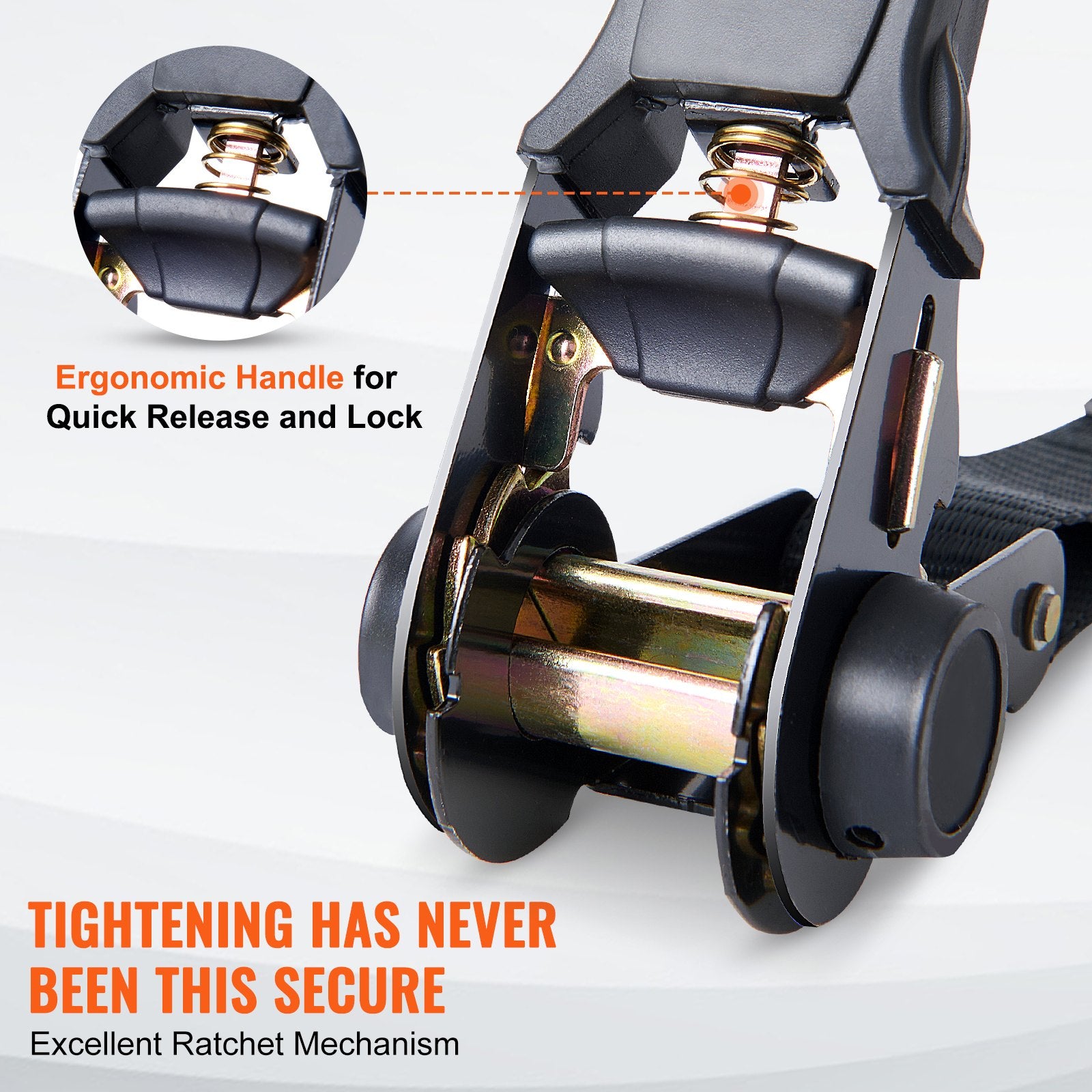 4 Pack Ratchet Tie Down Straps 2200 lbs 1