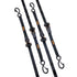 4 Pack Ratchet Tie Down Straps 2200 lbs 1"x15' Heavy Duty for Cargo