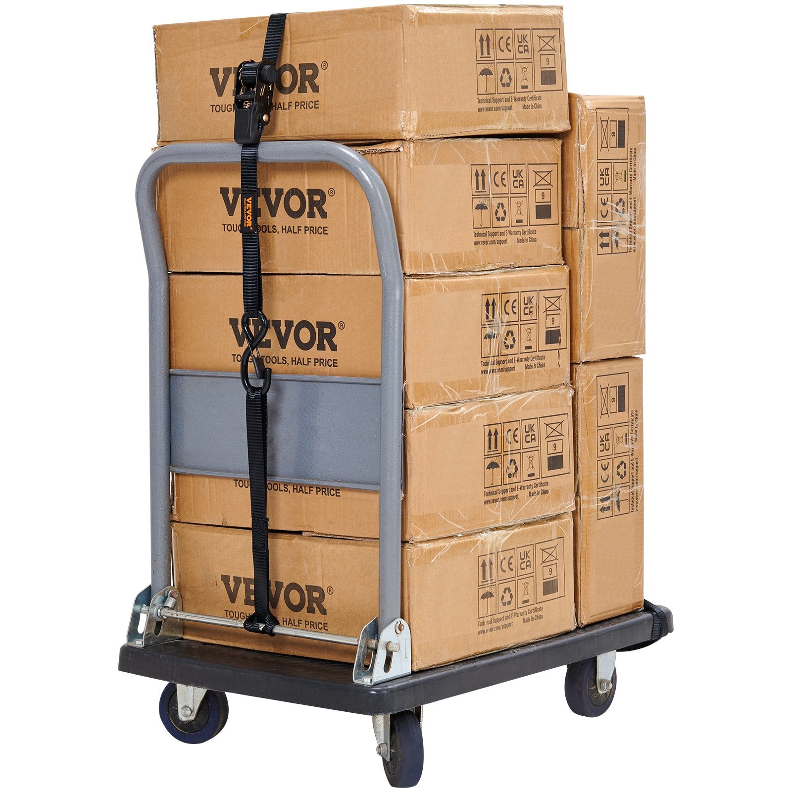 4 Pack Ratchet Tie Down Straps 2200 lbs 1