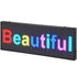 Programmable LED Sign, P10 Full Color LED Scrolling Panel, DIY Custom Text Animation Pattern Display Board, WIFI USB Control Message Shop Sign for Store Business Party Bar Advertising, 99x35cm