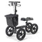 Folding Knee Scooter, Aluminum Steerable Knee Walker with Height-Adjustable Handlebar & Knee Pad, 12" All-Terrain Wheels, Dual Brakes, Leg Recovery Scooter for Broken Ankle Foot Injuries, 159KG