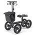 Folding Knee Scooter, Aluminum Steerable Knee Walker with Height-Adjustable Handlebar & Knee Pad, 12" All-Terrain Wheels, Dual Brakes, Leg Recovery Scooter for Broken Ankle Foot Injuries, 159KG