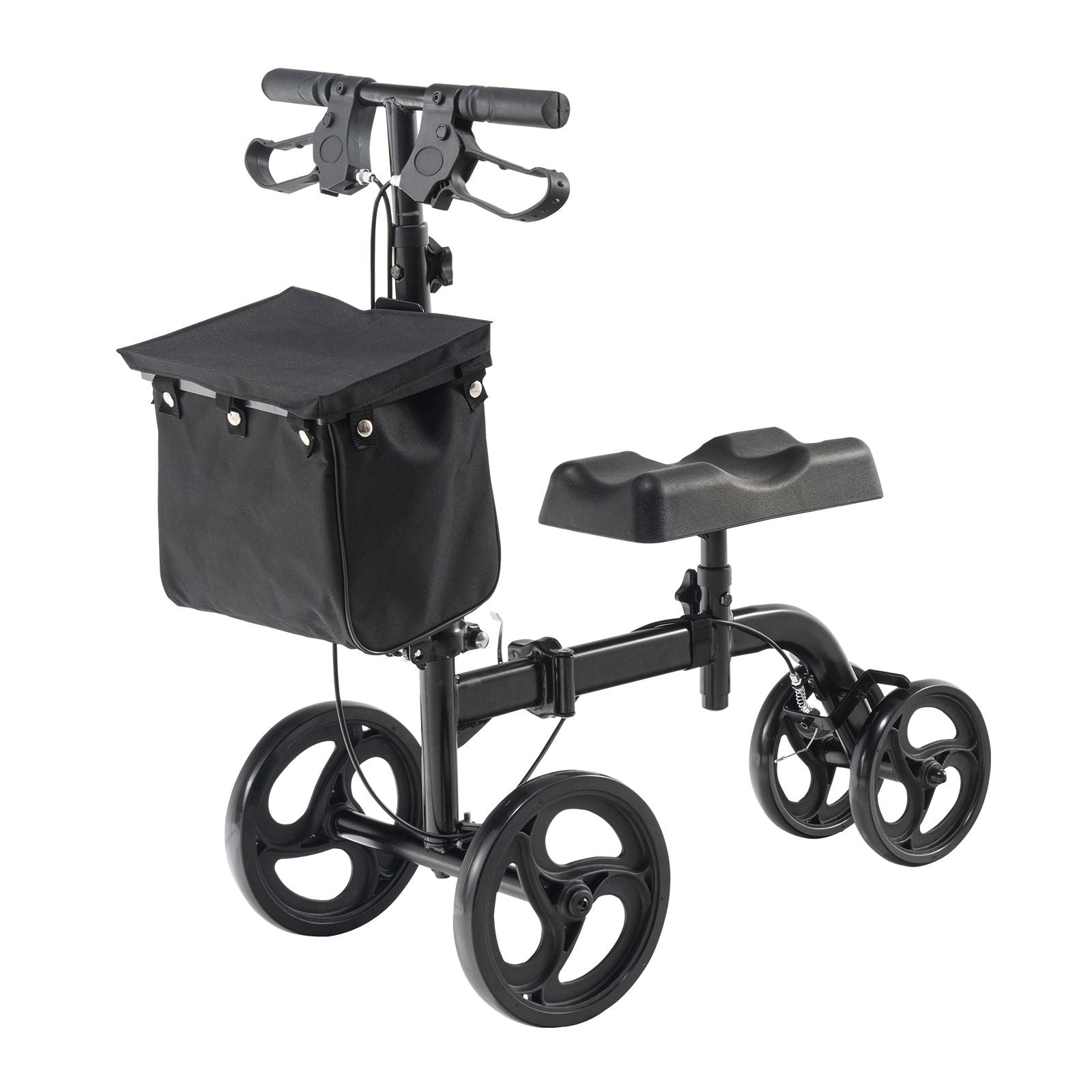 Folding Knee Scooter All Terrain Knee Walker Adjustable 300lb Capacity