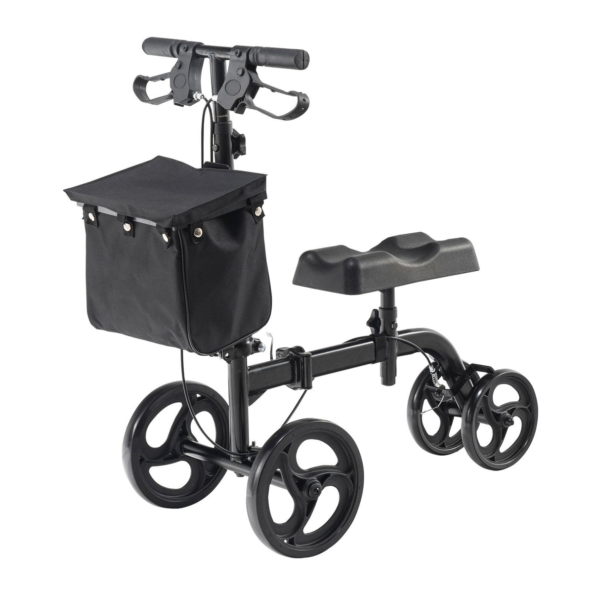 Folding Knee Scooter All Terrain Knee Walker Adjustable 300lb Capacity