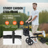 Folding Knee Scooter All Terrain Knee Walker Adjustable 300lb Capacity