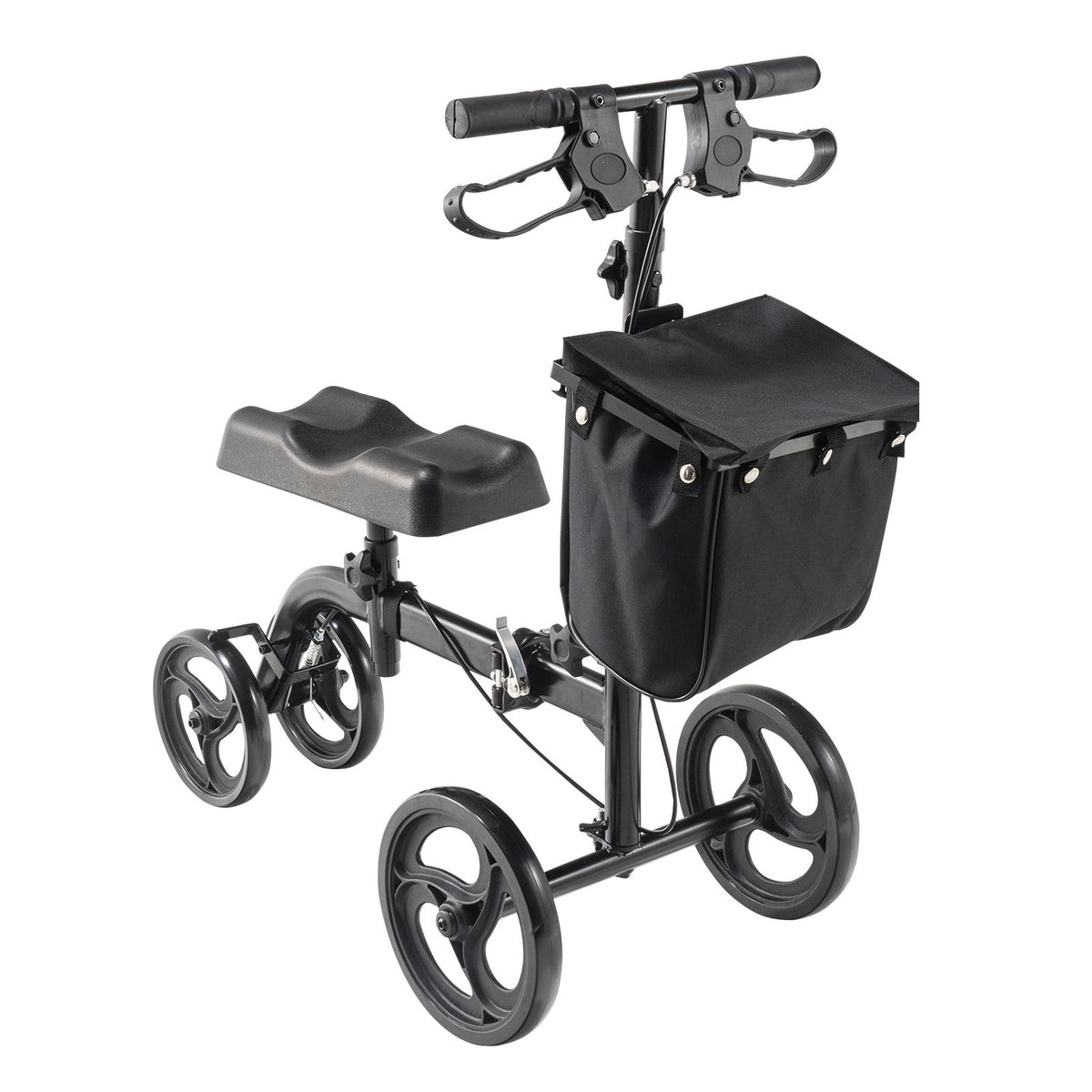 Folding Knee Scooter All Terrain Knee Walker Adjustable 300lb Capacity