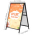 61x91cm A Frame Sidewalk Sign Double Sided Outdoor Poster Stand