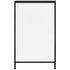 A Frame Sidewalk Sign, 61x91cm Heavy Duty Slide-in Signboard Holder, Double-Sided Folding Sandwich Board Signs, Steel Pavement Sign Poster for Outdoor Business Street Advertising (Frame only)