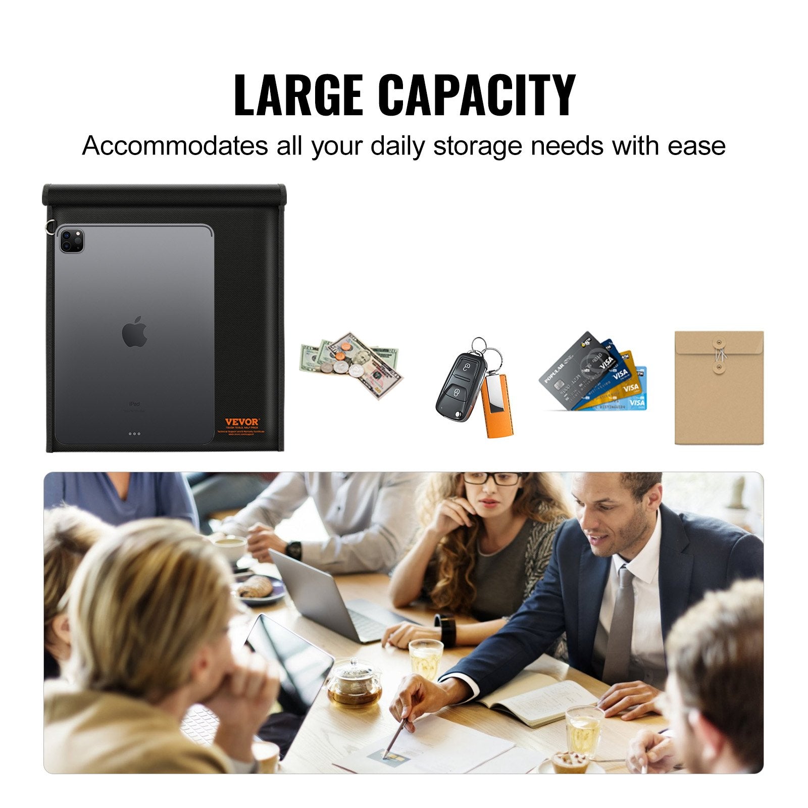 Faraday Bag Signal Blocking Holder for Laptop & Tablets(16.9 x 15