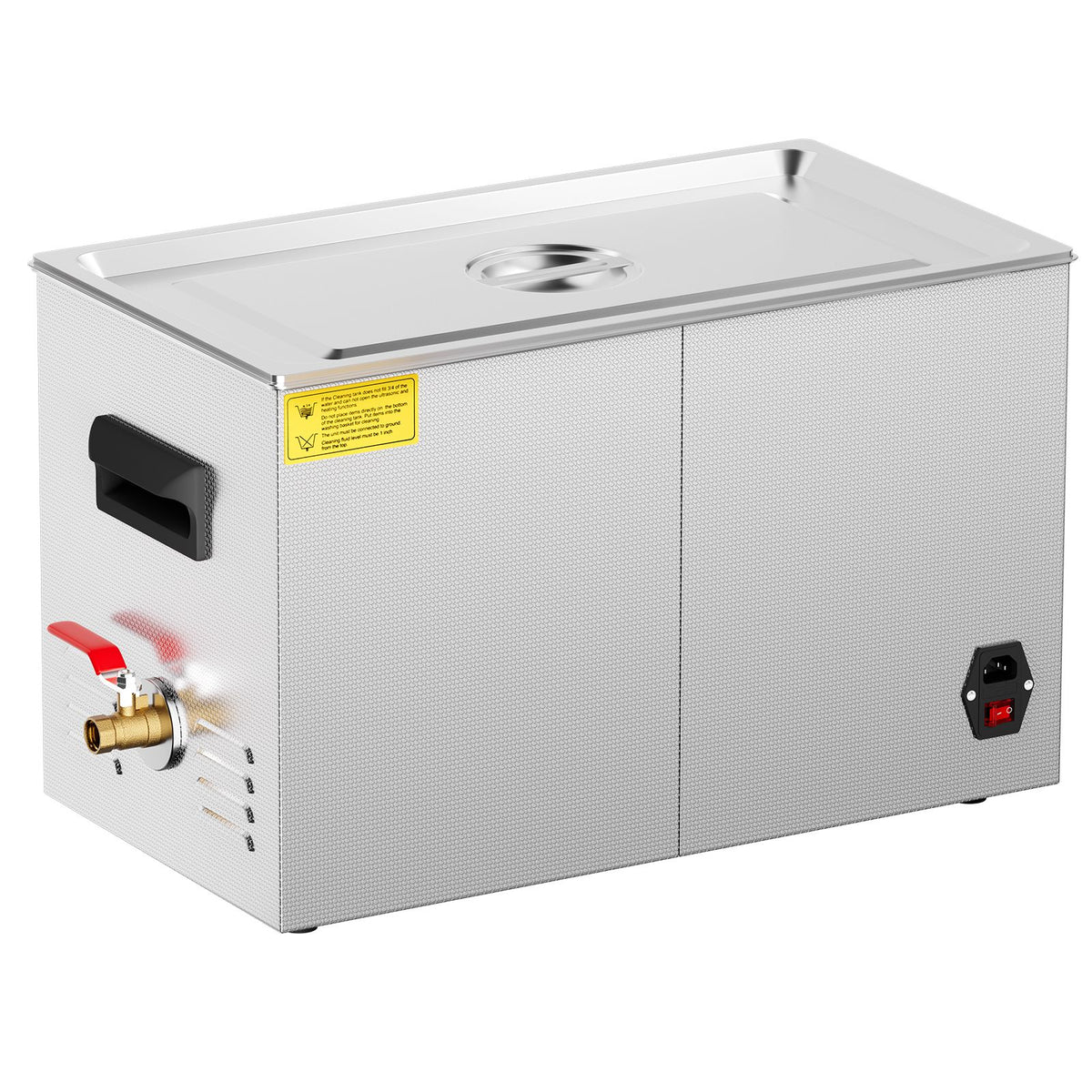 30L Ultrasonic Cleaner 40kHz 360W with Heater Timer Basket 110°C
