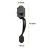 Matte Black Front Door Handle & Deadbolt Lock Set with Interior Knob