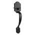 Matte Black Front Door Handle & Deadbolt Lock Set with Interior Knob