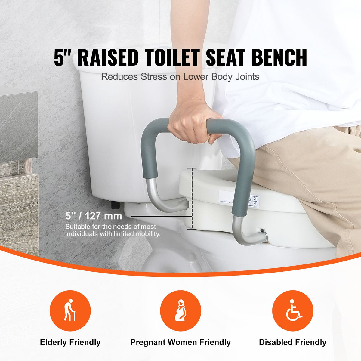 Raised Toilet Seat, 5