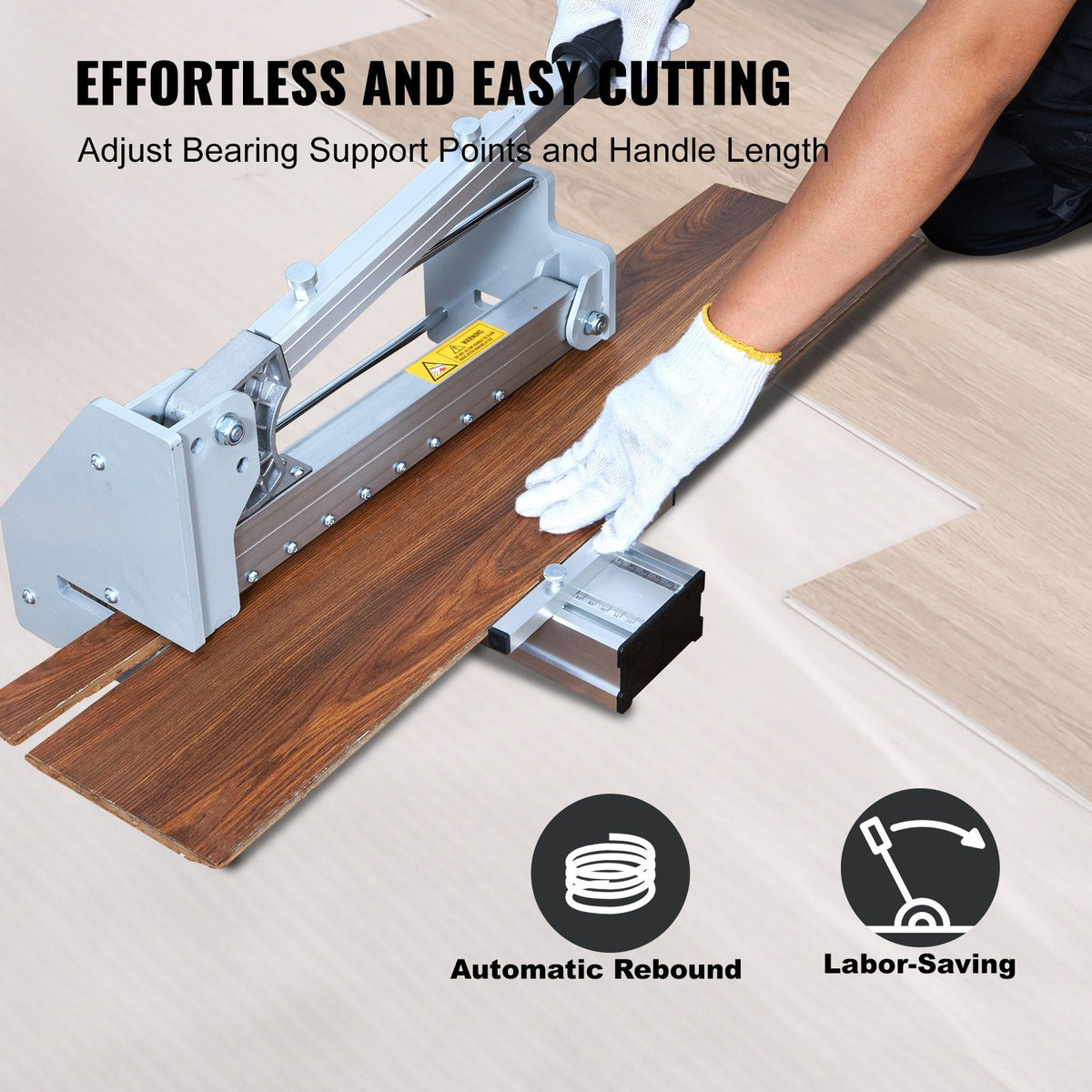 330mm Floor Cutter for Vinyl Plank Laminate Hardwood 12mm Cutting Depth