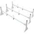 3-Bar Van Roof Ladder Rack Adjustable 56.3"-61.4" for Full-Size Vans